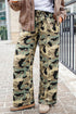 Camouflage Print Street Fashion Drawstring Shift Pants