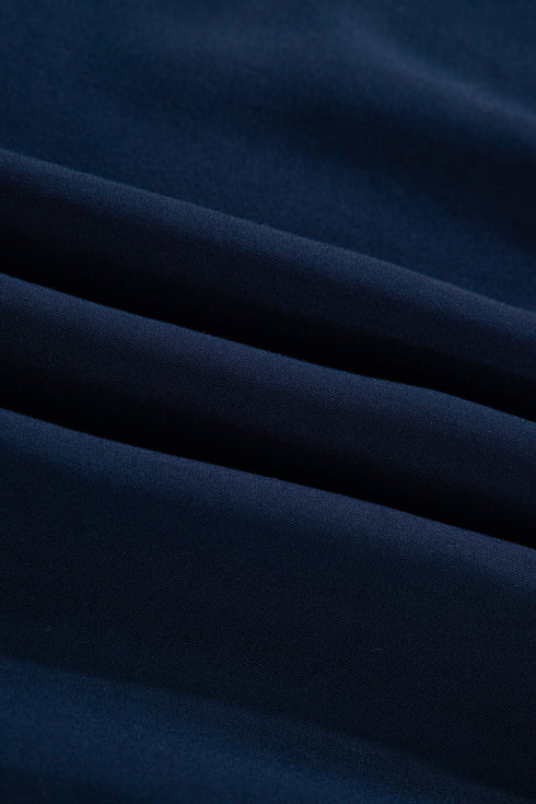 Western Leopard Print Button Detail Short Sleeve Tunic Mini Dress