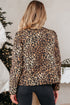 Exclusive All Over Leopard Print Quilted Tie Front Jacket