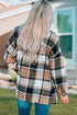 Exclusive Casual Print Buttoned Plaid Shacket