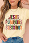 Slogan Printed Harvest Themed Graphic Statement Tee