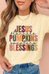 Slogan Printed Harvest Themed Graphic Statement Tee
