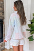 Floral Quilted Mock Neck Top Short Set