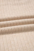 Ribbed Knit Cowl Neck Long Sleeve Top