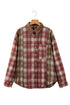 Classic Plaid Long Sleeve Button Down Everyday Shirt