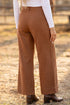Scalloped Edge Pocket Full Length Modern Pants