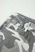Elastane Camo Pattern Cotton Denim Shift Jeans