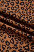 Leopard Print Long Sleeve Top Relaxed Pant Set
