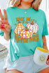 Polyester Cotton Blend Pumpkin Patch Graphic Tee
