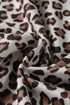 Coordinated Leopard Print Embroidery Details Pant Set