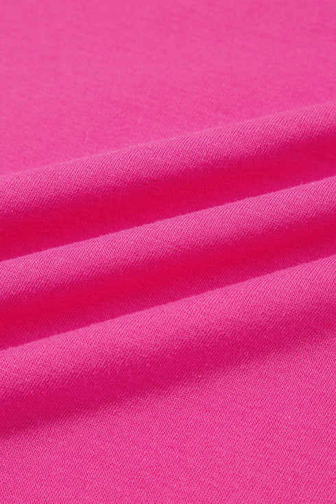 Contrast Trim Drop Shoulder Two Piece Skort Set