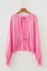 Backless Round Neck Drop Shoulder Long Sleeve Pullover Sweater