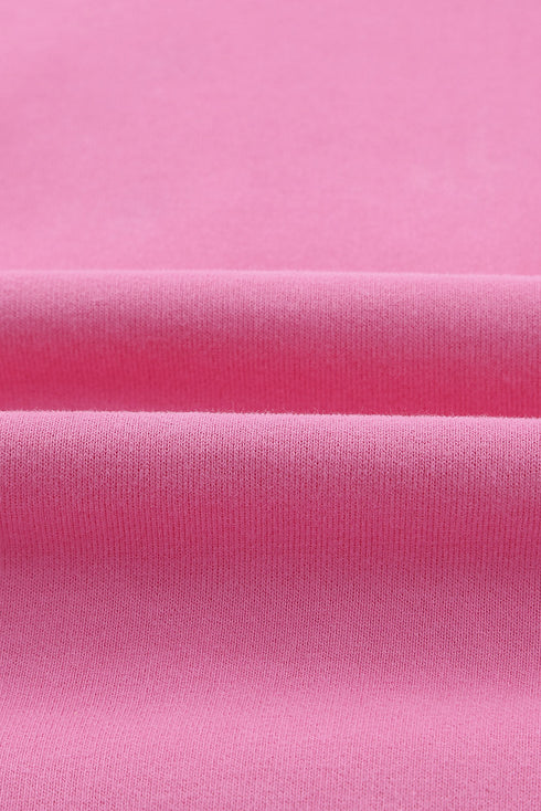 Batwing Sleeve Pocketed Henley Hoodie