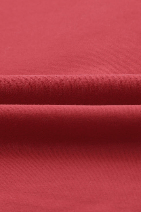 Batwing Sleeve Pocketed Henley Hoodie