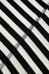 Batwing Sleeve Stripe Crewneck Oversized Cotton Top