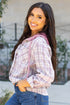 Southern Belle Checkered Plaid Loose Fit Hooded Shacket