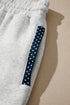 Polka Dot Patchwork Mock Neck Pullover Short Set