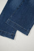 Cropped High Rise Wide Leg Stretch Denim Jeans