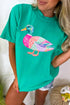 Polyester Cotton Mallard Duck Graphic Western Tee