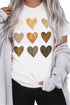 Be Kind Heart Print O-Neck T-Shirt