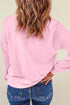 Be Mine Varsity Text Crew Neck Sweatshirt
