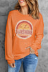 Be The Sunshine Letter Print Long Sleeve Graphic Tee