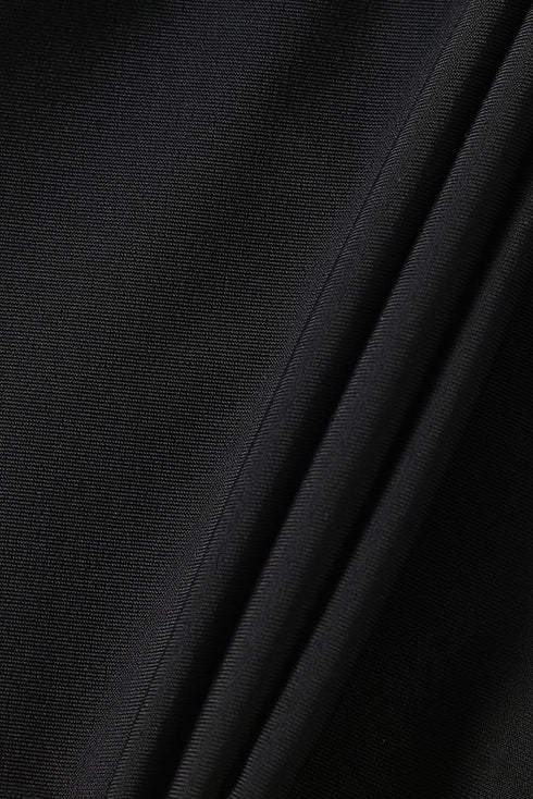 Wide Waistband Smooth Stretch Mini Swim Skirt