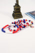 Beaded Resin Multilayered Stretch Wrist Bracelet