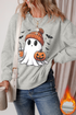 Beanie Ghost Iced Coffee Graphic Crewneck Sweatshirt