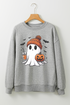Beanie Ghost Iced Coffee Graphic Crewneck Sweatshirt