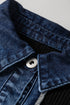 Drop Shoulder Placket Paneling Shirt Collar Long Sleeve Cardigan