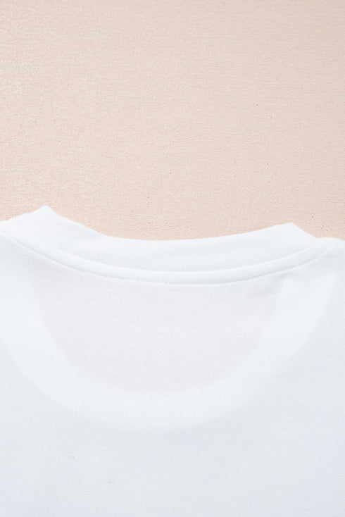 Believe Graphic Print Soft Stretch Crewneck Tee