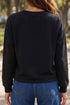 Polyester Rhinestone Pumpkin Graphic Long Sleeve Tee