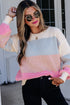 Round Neck Drop Shoulder Long Sleeve Pullover Sweater