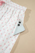 Polka Dot Patchwork Long Sleeve Pant Set