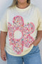 Big Floral Patchwork Southern Belle Tunic Tee