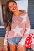 Big Star Spangled Casual Knit Sweater