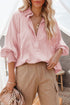 Billowy Sleeves Pocketed Shirt