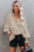Billowy Sleeves Pocketed Shirt
