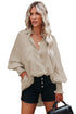 Billowy Sleeves Pocketed Shirt