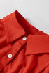 Bishop Sleeve Button Up Pleated Mini Shirt Dresses
