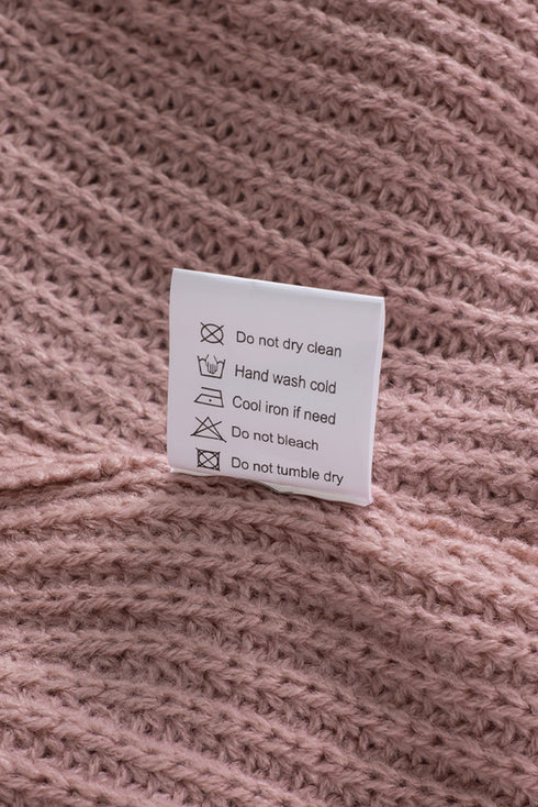 Bishop Sleeve V-Neck Drop Shoulder Button Front Knit Cardigan Sweater