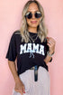 Black Bow MAMA Graphic Loose Tee