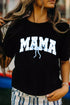 Black Bow MAMA Graphic Loose Tee