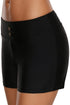 Black Button Detail Swim Boardshort