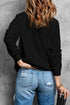 Black Glitter Mama Graphic Pullover Sweatshirt