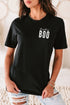 Black Mama BOO Casual Round Neck T-shirt