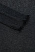 Black Metallic Glitter Mesh Long Sleeve Top