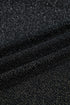 Black Metallic Glitter Mesh Long Sleeve Top