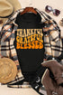 Black Thankful Grateful Blessed Crew Neck Graphic Tee